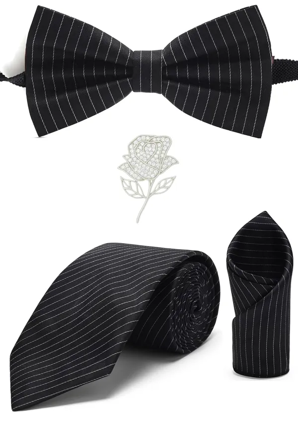 Men_7_Colors_Combo_Necktie,_Bow_Tie,_Pocket_Square_&_Brooch_Set_�_Premium_Formal_Accessories_for_Wedding,_Party_&_Business