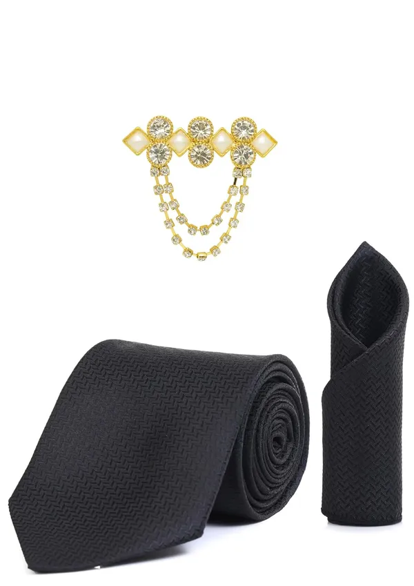 Complete_Combo_Set_�_Includes_1_Premium_Necktie,_1_Matching_Pocket_Square,_and_1_Stylish_Brooch_for_a_sharp_and_elegant_look_Micro_fiber