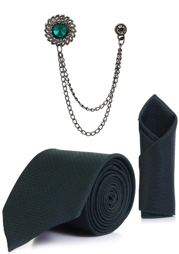 Necktie_With_Pocket_Square_&_Double_Chain_Stylish_Lapel_Brooch_(Pack_Of_3)