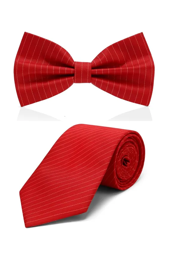 Necktie_With_Bow_Tie_Set_7_Attractive_Colors_�_Premium_striped_design_available_in_7_elegant_shades_to_match_every_outfit.