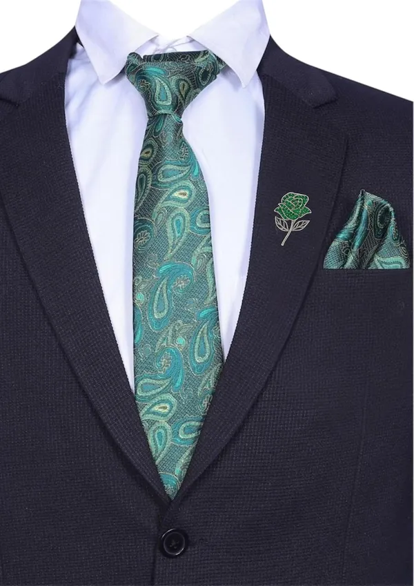 Men_Premium_Necktie_Set_with_Matching_Pocket_Square_&_Rose_Brooch_�_9_Elegant_Color_Options_|_Formal_Combo