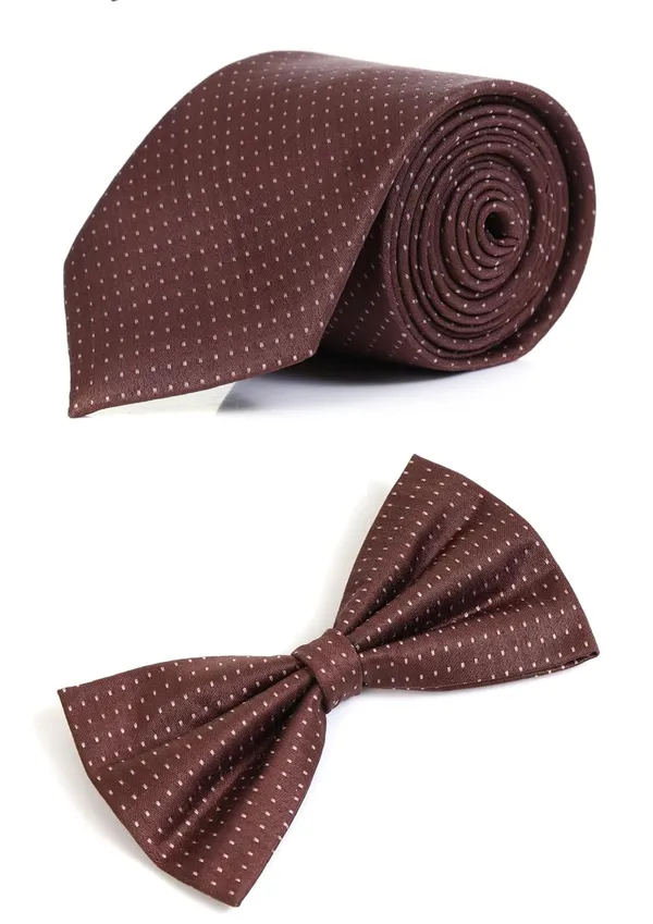 Necktie_With_Bow_Tie_Set_For_Men_Polka_Dots_9_Elegant_Shades_�_Choose_from_a_wide_range_of_13_premium_paisley_colors_to_match_every_occasion.