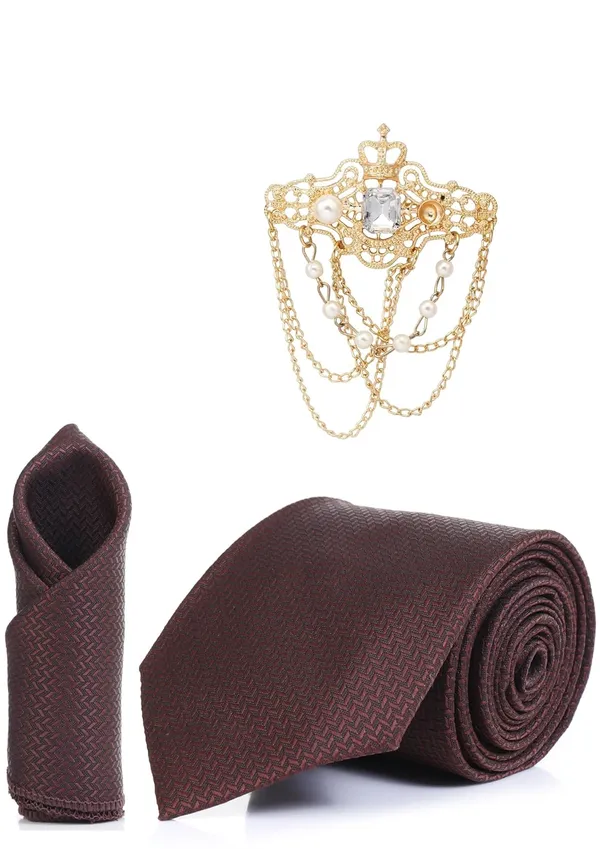 Necktie_set_With_Stylish_Brooch_&_Pocket_Square_Formal_Combo_Pack_of_3