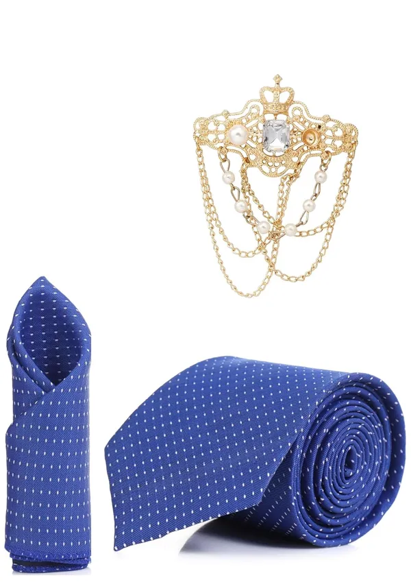 Tie_Set_For_Men_With_Stylish_Lapel_Brooch_&_Pocket_Square_Gifted_Box_(3_Items)_Formal_Combo