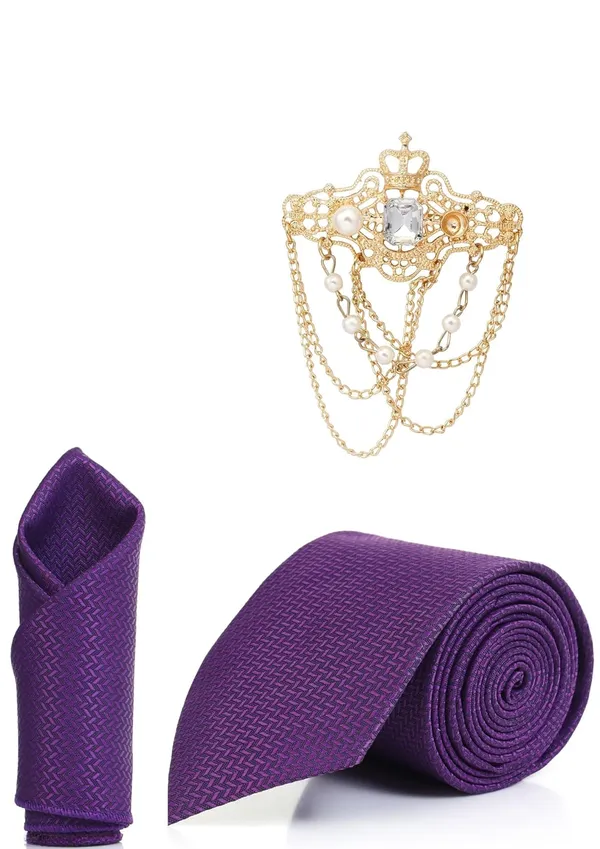 Necktie_set_With_Stylish_Brooch_&_Pocket_Square_Formal_Combo_Pack_of_3