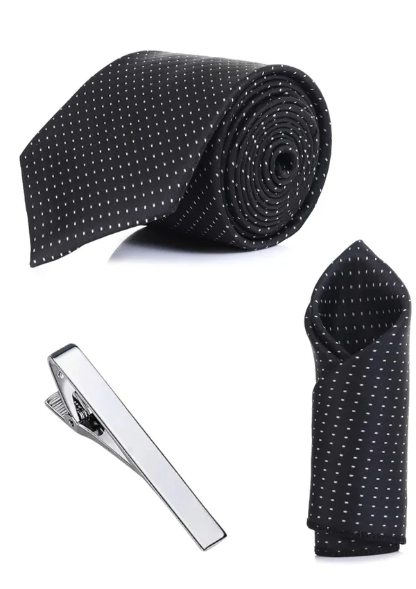 Necktie_Set_With_Pocket_Square_&_Stilish_Silvar_Plated_TiePin_Polka-Dots_Tie_Combo_For_Men_Pack_of_3