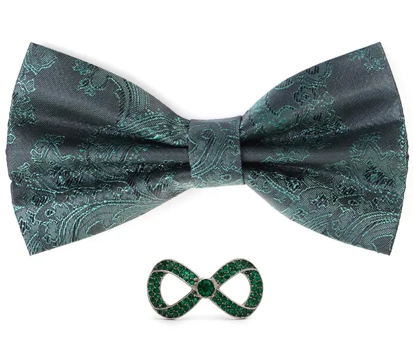 Random_Stripe_Men's_Bow_Ties_Pre-Tied_Style_Formal_Satin_Classic_Bowtie_for_Jacquard_with_Brooch