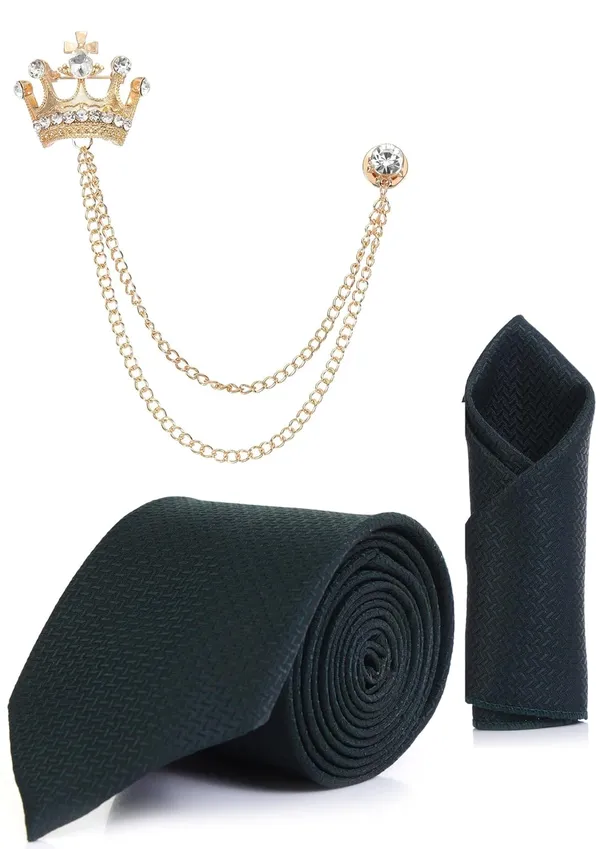 Premium_Men_Necktie,_Pocket_Square_&_Brooch_Combo_Set_Formal_Wear_�_Available_in_9_Colors