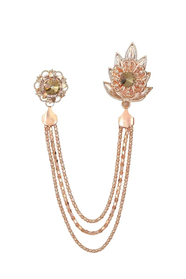Voxon_Crown_Long_Chain_Brooch,_Crystal_Tassel_Brooch_Pin,Retro_Suit_Lapel_Pins_Collar_Pin,Coat_Tassel_Chain_Lapel_Pins_for_Men's_Suit_Accessories_(Big_size_Brooch)_(gold6)