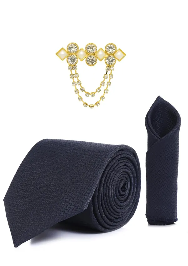 Complete_Combo_Set_�_Includes_1_Premium_Necktie,_1_Matching_Pocket_Square,_and_1_Stylish_Brooch_for_a_sharp_and_elegant_look_Micro_fiber