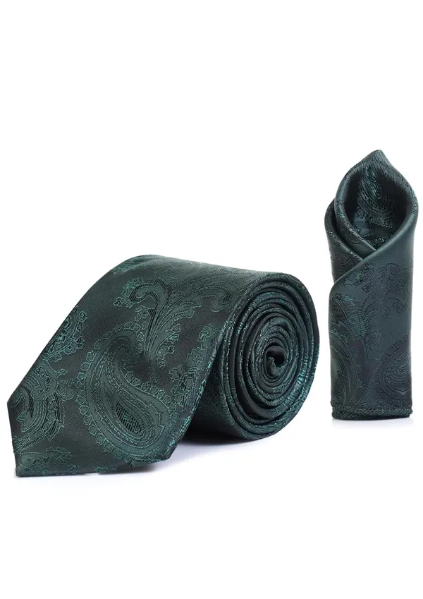 Random_Stripe_Men_Paisley_Necktie,_Pocket_Square_&_Crown_Brooch_Combo_Set_|_Premium_Satin_Finish_|_Wedding,_Party_&_Formal_Wear_|_16_Colors