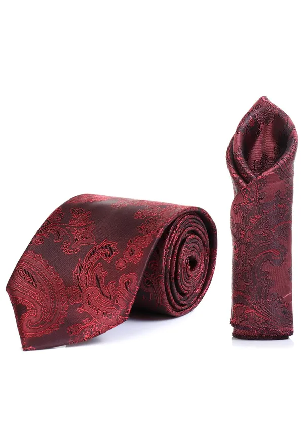 Men_Paisley_Necktie,_Bow_Tie_&_Pocket_Square_Set_�_13_Colors_Stylish_Paisley_Pattern_�_Classic_paisley_design_adds_luxury