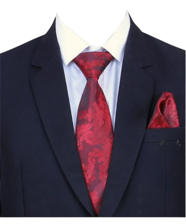 Men_Paisley_Necktie,_Bow_Tie_&_Pocket_Square_Set_�_13_Colors_Stylish_Paisley_Pattern_�_Classic_paisley_design_adds_luxury
