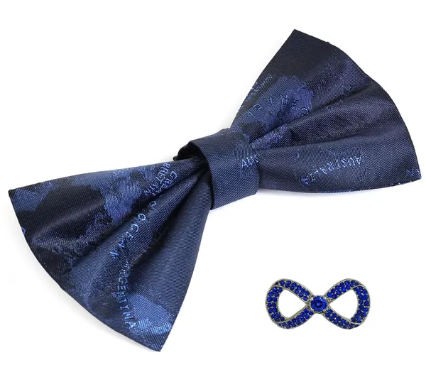 Random_Stripe_Men's_Bow_Ties_Pre-Tied_Style_Formal_Satin_Classic_Bowtie_for_jacquard_Self-design_With_Stylish_brooch