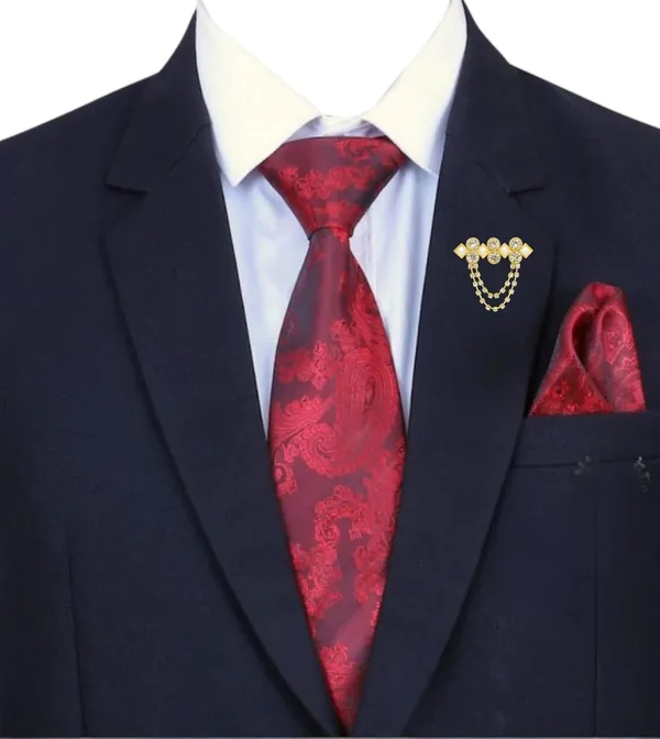 Men_Premium_Necktie,_Pocket_Square_&_Brooch_Combo_16_Colors_Gift_Set