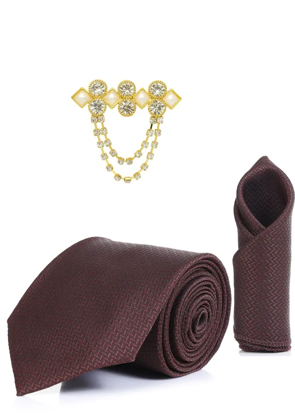 Complete_Combo_Set_�_Includes_1_Premium_Necktie,_1_Matching_Pocket_Square,_and_1_Stylish_Brooch_for_a_sharp_and_elegant_look_Micro_fiber