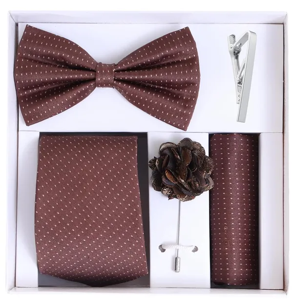 Random_Stripe_Men_5-in-1_Combo_Set_Necktie,_Bow_Tie,_Pocket_Square,_Brooch_&_Tie_Clip_Premium_Formal_Accessories_Gift_Set_(9_Colors)