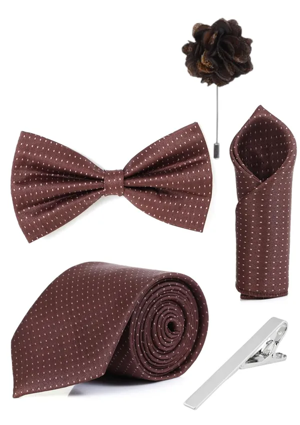 Random_Stripe_Men_5-in-1_Combo_Set_Necktie,_Bow_Tie,_Pocket_Square,_Brooch_&_Tie_Clip_Premium_Formal_Accessories_Gift_Set_(9_Colors)