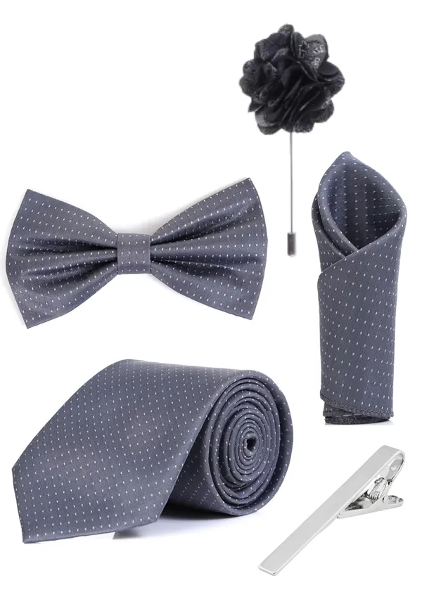 Random_Stripe_Men_5-in-1_Combo_Set_Necktie,_Bow_Tie,_Pocket_Square,_Brooch_&_Tie_Clip_Premium_Formal_Accessories_Gift_Set_(9_Colors)