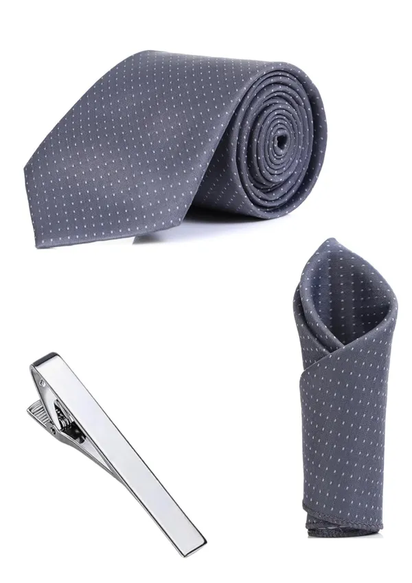 Necktie_Set_With_Pocket_Square_&_Stilish_Silvar_Plated_TiePin_Polka-Dots_Tie_Combo_For_Men_Pack_of_3