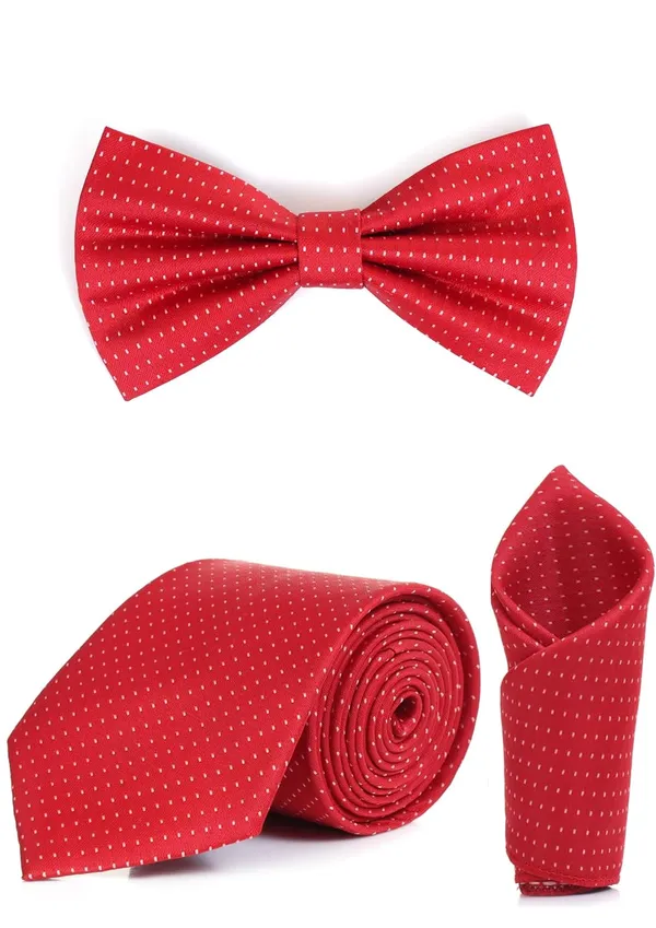 Men_Necktie,_Bow_Tie_&_Pocket_Square_Set_�_9_Colors_Complete_Set_For_Men