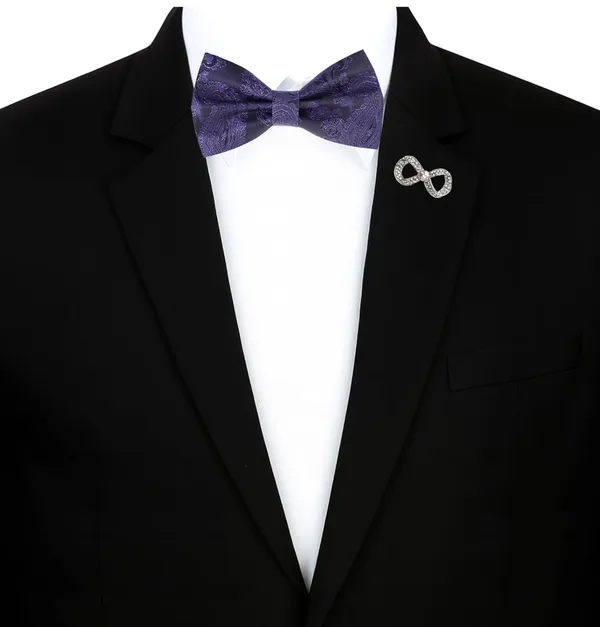Random_Stripe_Men's_Bow_Ties_Pre-Tied_Style_Formal_Satin_Classic_Bowtie_for_Jacquard_with_Brooch