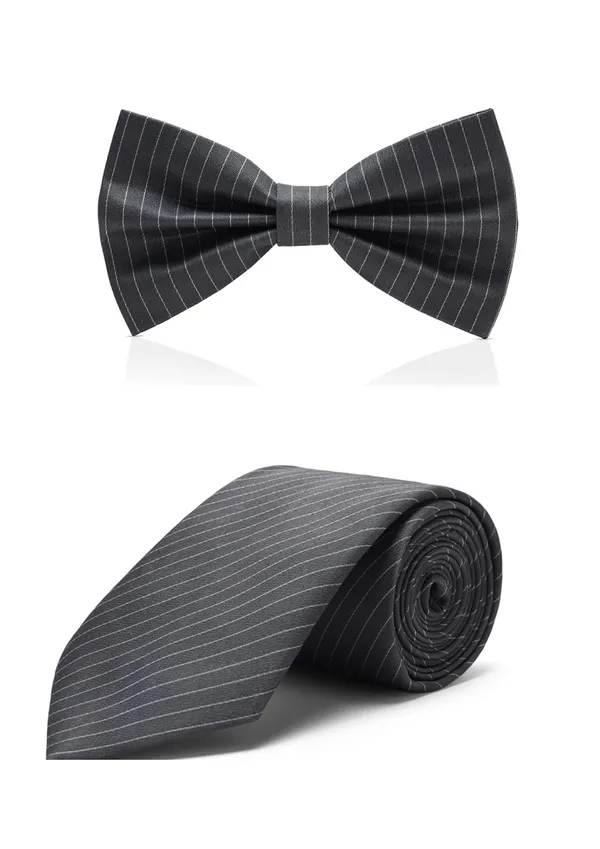 Necktie_With_Bow_Tie_Set_7_Attractive_Colors_�_Premium_striped_design_available_in_7_elegant_shades_to_match_every_outfit.