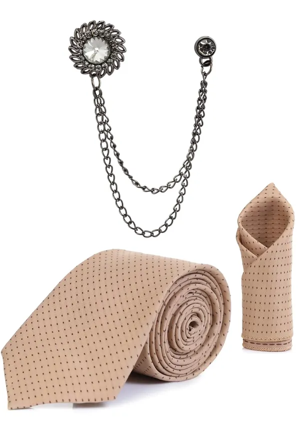 Necktie_With_Pocket_Square_&_Stylish_Brooch_Polka-Dots_Tie_Set_(PackOf_3)