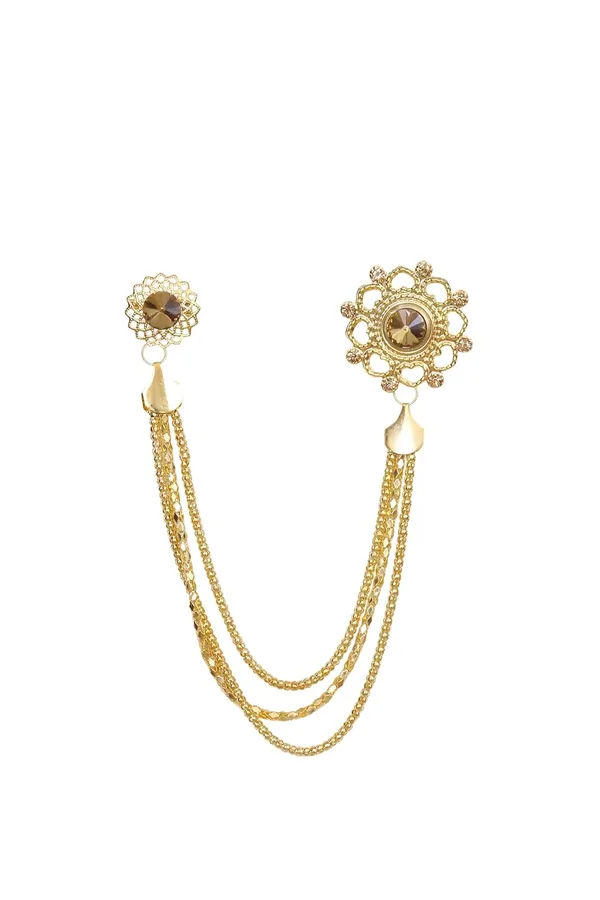 Voxon_Crown_Long_Chain_Brooch,_Crystal_Tassel_Brooch_Pin,Retro_Suit_Lapel_Pins_Collar_Pin,Coat_Tassel_Chain_Lapel_Pins_for_Men's_Suit_Accessories_(Big_size_Brooch)_(gold_1)