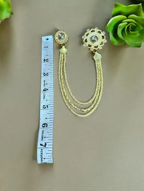 Voxon_Crown_Long_Chain_Brooch,_Crystal_Tassel_Brooch_Pin,Retro_Suit_Lapel_Pins_Collar_Pin,Coat_Tassel_Chain_Lapel_Pins_for_Men's_Suit_Accessories_(Big_size_Brooch)_(gold_1)