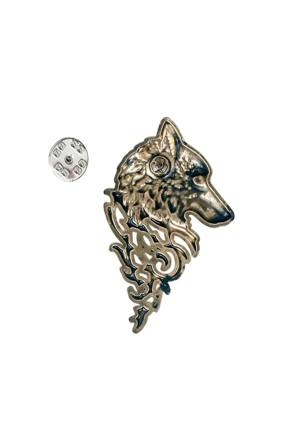 Voxon_Crown_Gemstone_Brooch_Pin,Animal_Double_Headed_Eagle_Tassel_Suit_Pin_Rhinestone_Wings_Lapel_Pin_Jewelry_for_Women_Men_(Gold)