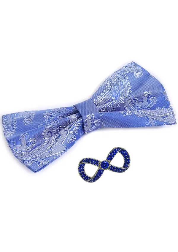 Random_Stripe_Men's_Bow_Ties_Pre-Tied_Style_Formal_Satin_Classic_Bowtie_for_Jacquard_with_Brooch