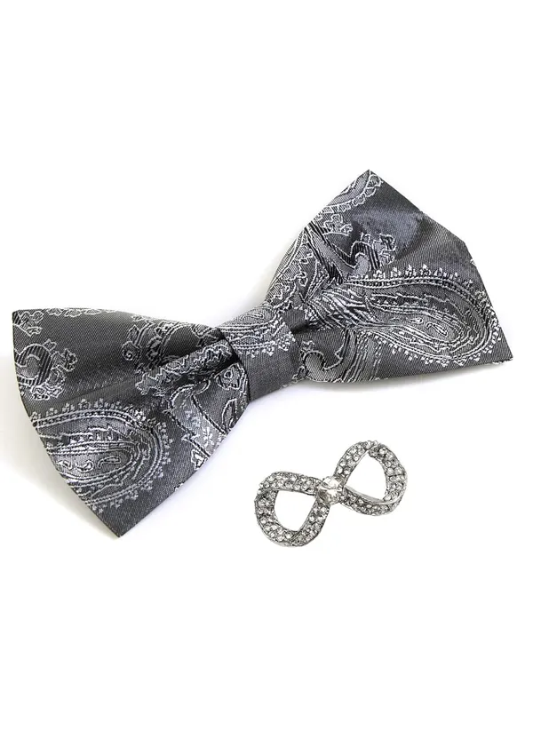 Random_Stripe_Men's_Bow_Ties_Pre-Tied_Style_Formal_Satin_Classic_Bowtie_for_Jacquard_with_Brooch