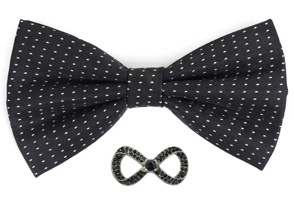 Random_Stripe_Bow_Tie_For_Men_Polka-Dots_Bowtie_With_Brooch