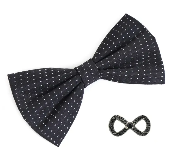 Random_Stripe_Bow_Tie_For_Men_Polka-Dots_Bowtie_With_Brooch