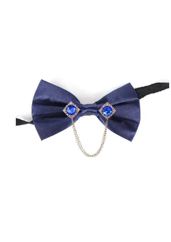 Bow_Tie_for_men_With_Double_chain_brooch_Formal_&_Wedding_Set