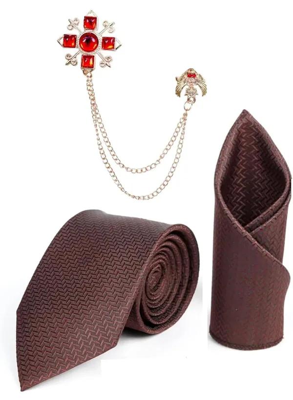 Random_Stripe_Premium_Tie_Combo_Set_for_Men_�_Necktie,_Pocket_Square_&_Royal_Brooch_�_Gift_Box_Included_�_Available_in_9_Elegant_Colors