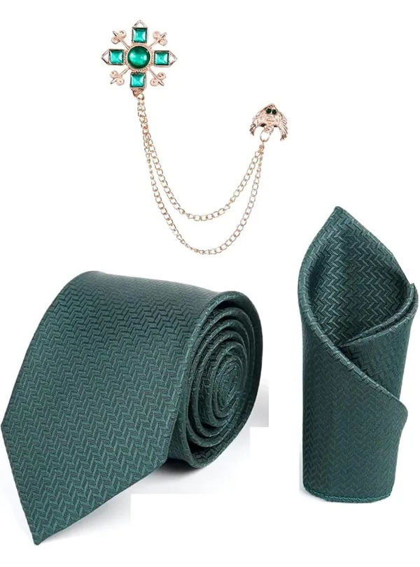Random_Stripe_Premium_Tie_Combo_Set_for_Men_�_Necktie,_Pocket_Square_&_Royal_Brooch_�_Gift_Box_Included_�_Available_in_9_Elegant_Colors