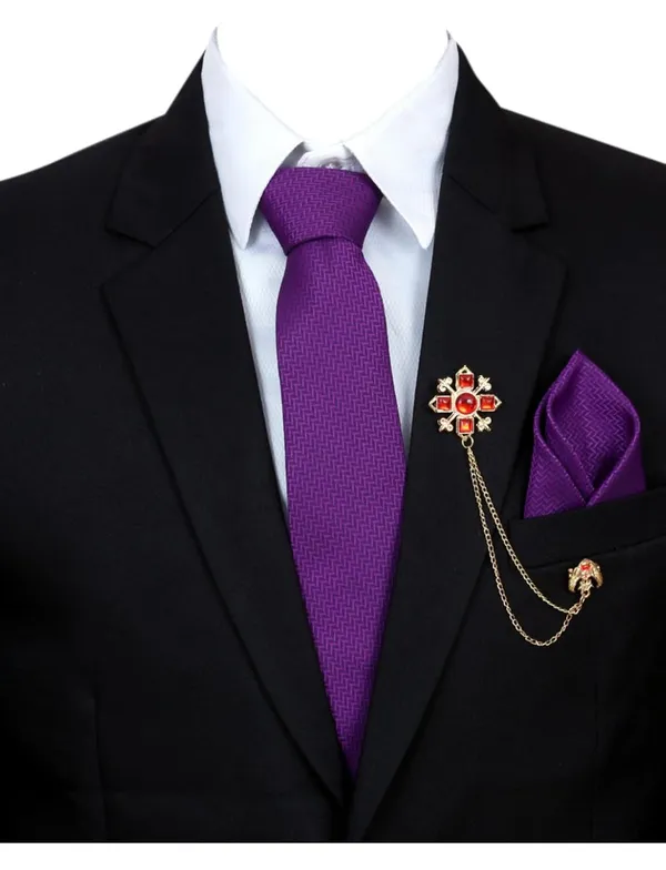 Random_Stripe_Premium_Tie_Combo_Set_for_Men_�_Necktie,_Pocket_Square_&_Royal_Brooch_�_Gift_Box_Included_�_Available_in_9_Elegant_Colors