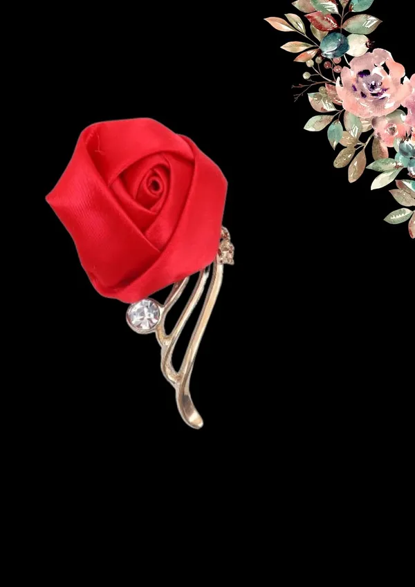 Voxon_Rose_Flower_Brooch_Pin_Wedding_Brooches_for_Men_(Red)