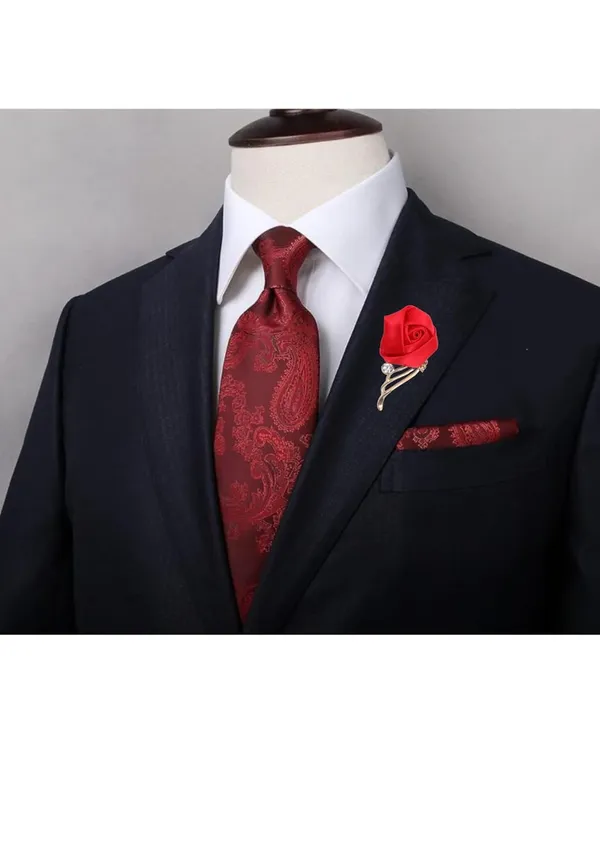 Voxon_Rose_Flower_Brooch_Pin_Wedding_Brooches_for_Men_(Red)