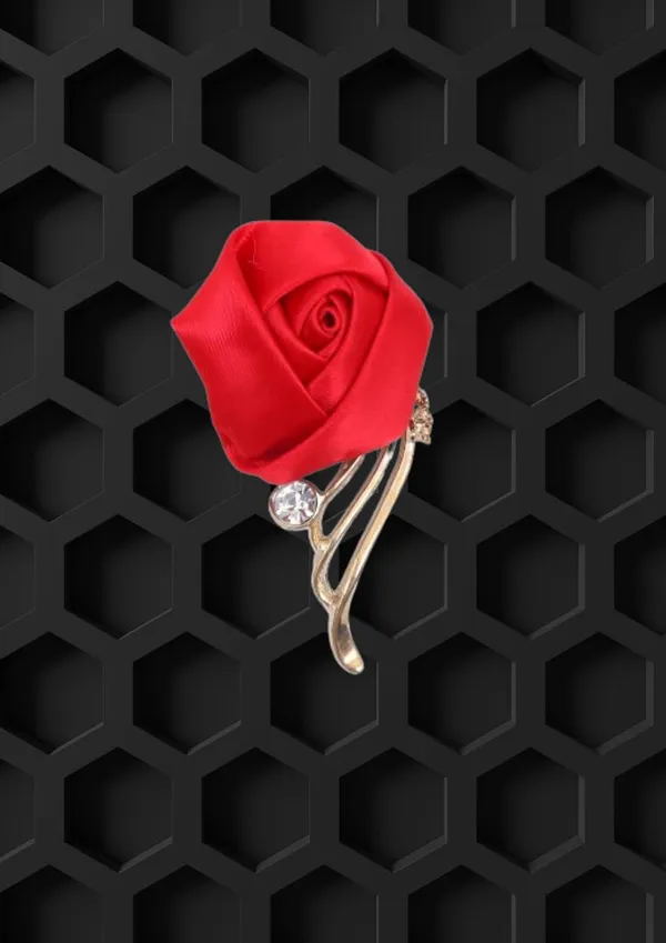 Voxon_Rose_Flower_Brooch_Pin_Wedding_Brooches_for_Men_(Red)