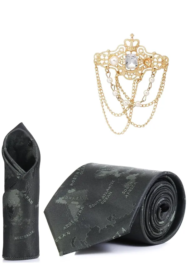 Necktie_With_Pocket_Square_&_Stilish_Lapel_Brooch_Set_For_Men_Gifted_Box_(3_Items)