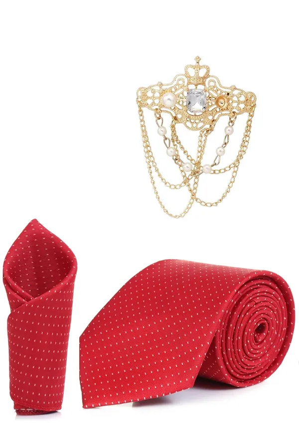 Tie_Set_For_Men_With_Stylish_Lapel_Brooch_&_Pocket_Square_Gifted_Box_(3_Items)_Formal_Combo
