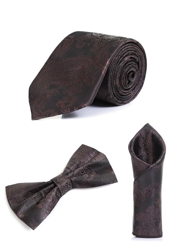 3-in-1_Combo_Set_�_Includes_1_Necktie,_1_Pre-tied_Bow_Tie,_and_1_Pocket_Square.