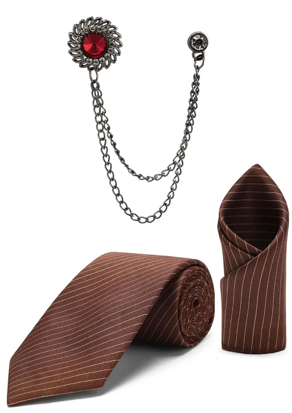 Necktie_For_Men_With_Pocket_Square_&_Lapel_Brooch_Self-Lining_Micro_fiber_Fabric_(Pack_of_3)