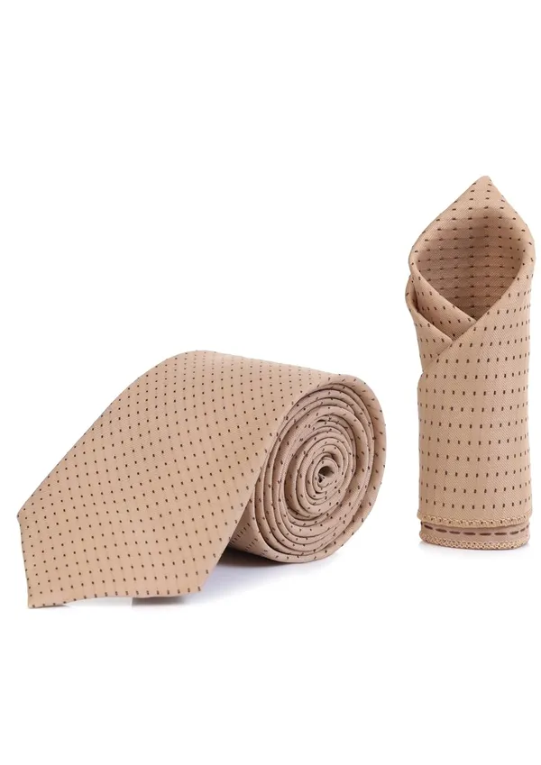 Random_Stripe_Necktie_With_Pocket_Square_For_Men_Polka_Dots_Tie_With_Box