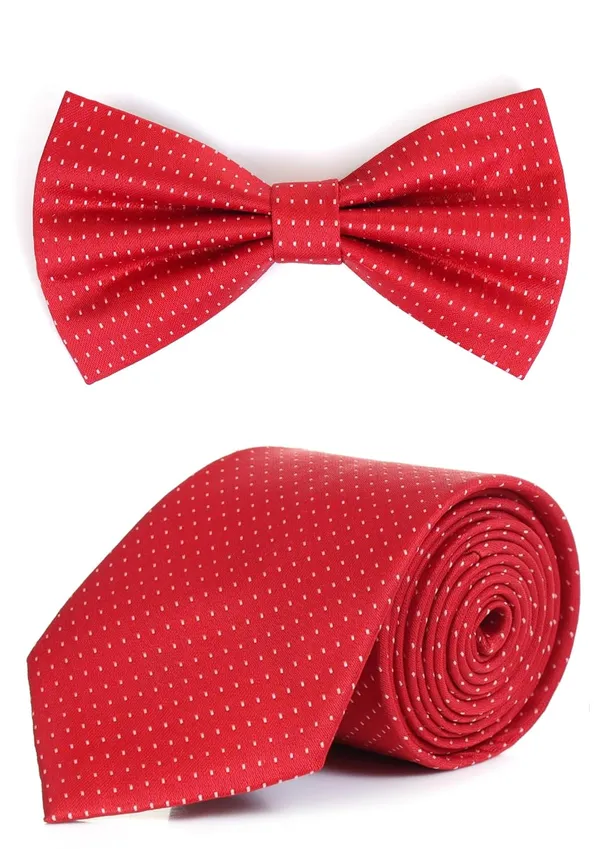 Necktie_With_Bow_&_Pocket_Square_Set_12_Attractive_Colors_�_Choose_the_perfect_shade_to_match_your_outfit_and_mood.