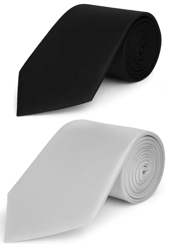 Necktie_For_Men_Plain_Silky_and_Smooth_Tie_Two_Different_Colors