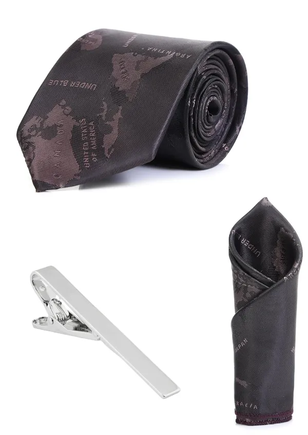 Necktie_With_Pocket_Square_&_Tiepin_Silver_Plated_Stilish_Combo_Set_For_Men